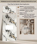 Premium Calacatta Marble Sheet Pattern 4