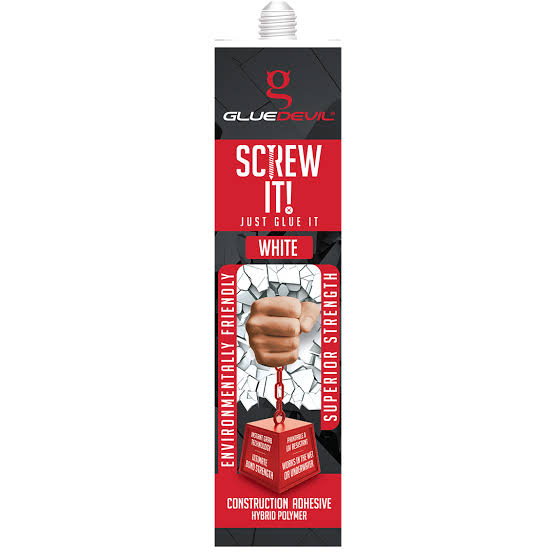 Glue Devil Screw It White Adhesive